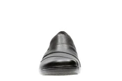 Clarks May Marigold Black Leather Slip-On Dress Loafer -Walking On A Cloud 26062909 3