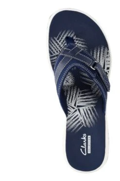 Clarks Breeze Sea Navy Thong Sandal -Walking On A Cloud 26125506 6