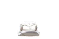 Clarks Breeze Sea White Thong Sandal -Walking On A Cloud 26125508 3