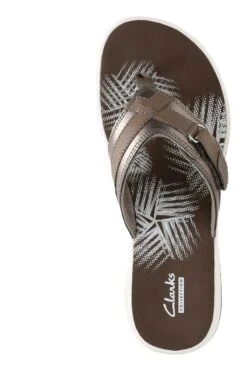 Clarks Breeze Sea Pewter Thong Sandal -Walking On A Cloud 26125509 6