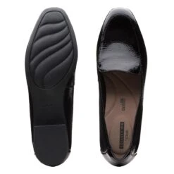 Clarks Juliet Lora Black Patent Loafer -Walking On A Cloud 26136925 7