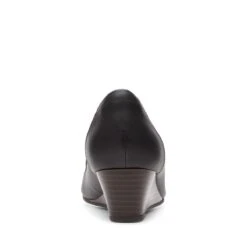 Clarks Mallory Charm Black Leather Pump 10 Clarks Mallory Charm Black Leather Pump -Walking On A Cloud 26149788 6
