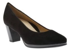 Ara Ophelia Black Suede Pump