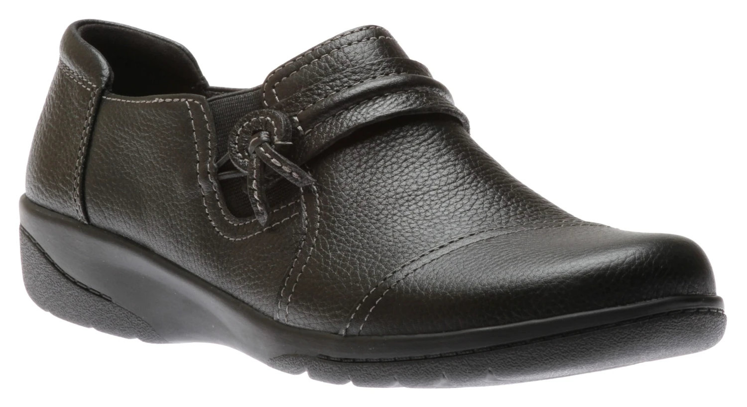 Clarks Cheyn Madi Black Leather Slip-On 3 Clarks Cheyn Madi Black Leather Slip-On