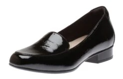 Clarks Juliet Lora Black Patent Loafer