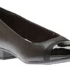 Clarks Juliet Monte Black Leather Slip-On -Walking On A Cloud CLAJULIETM01