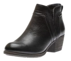 Anisa V-Cut Black Bootie