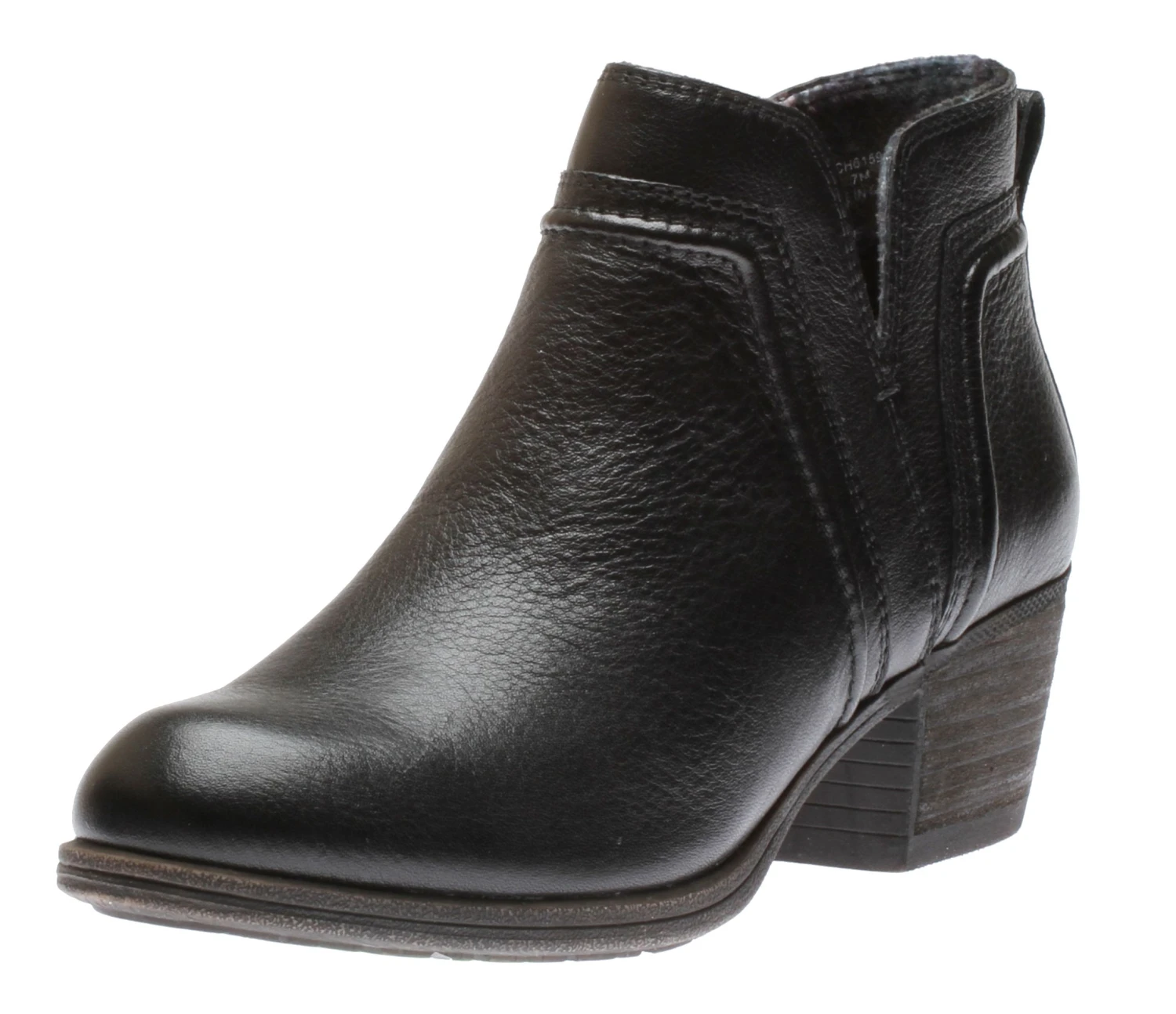 Anisa V-Cut Black Bootie 3 Anisa V-Cut Black Bootie