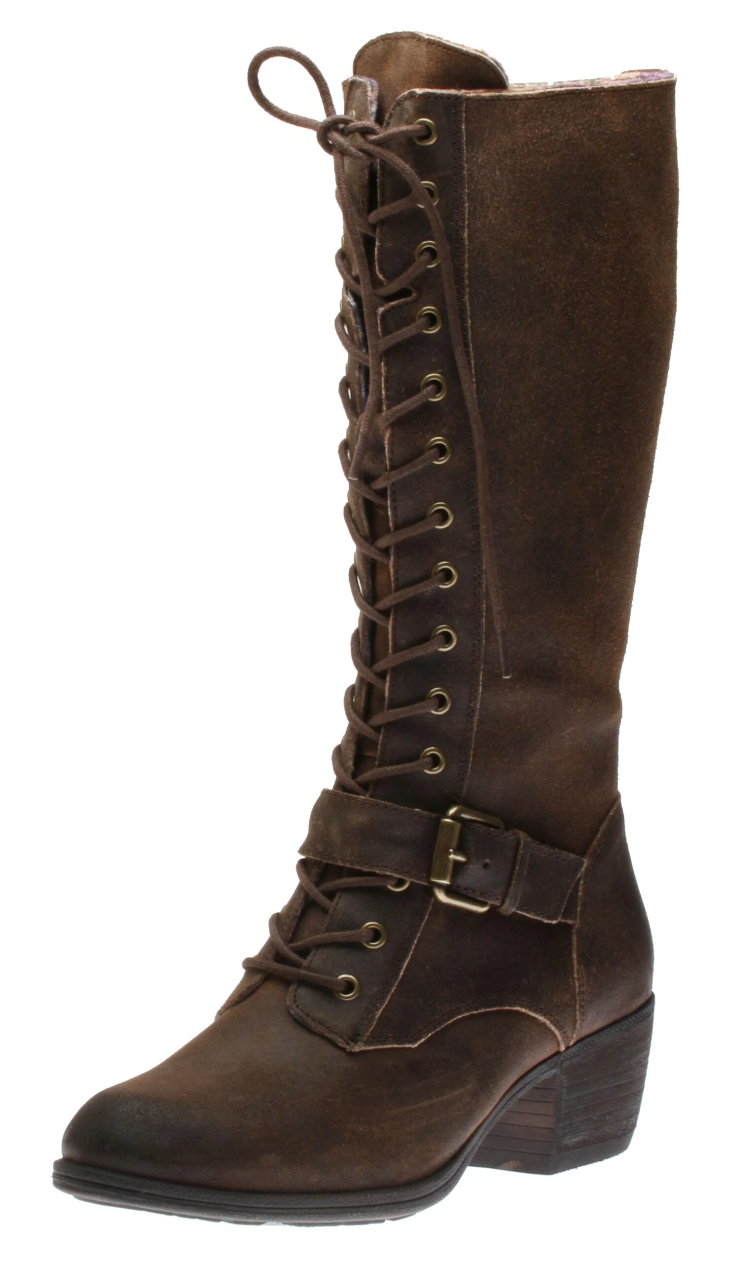 Anisa Brown Tall Lace-Up Boot 6 Anisa Brown Tall Lace-Up Boot - Image 4