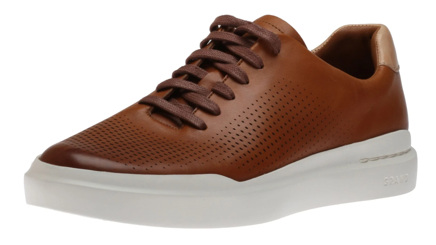 Cole Haan GrandPrø Rally Laser Cut Tan Brown Leather Lace-Up Sneaker 3 Cole Haan GrandPrø Rally Laser Cut Tan Brown Leather Lace-Up Sneaker