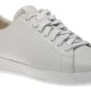 Cole Haan GrandPrø White Leather Lace-Up Tennis Sneaker