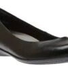 Alder Astoria Black Leather Ballet Flat -Walking On A Cloud EARALDERAST01
