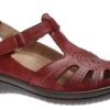 Kara Curie Bordeaux Leather Cutout Sandal