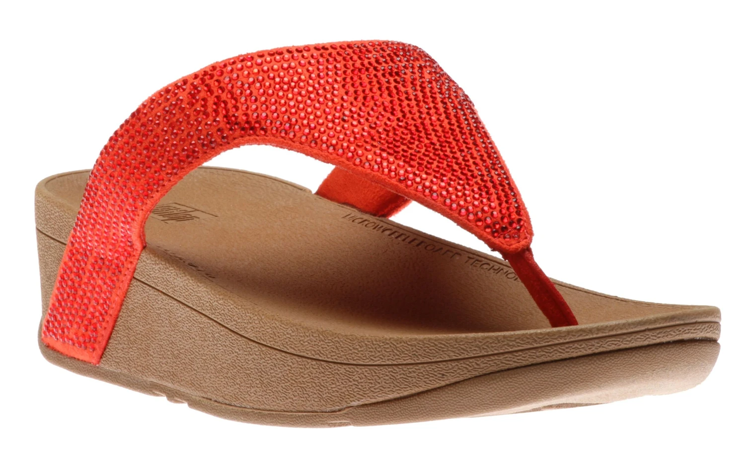 Lottie Shimmer Crystal Passion Red Thong Sandal 3 Lottie Shimmer Crystal Passion Red Thong Sandal