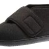 Comfort L2 Black Wool Slipper -Walking On A Cloud FOACOMFORTL201