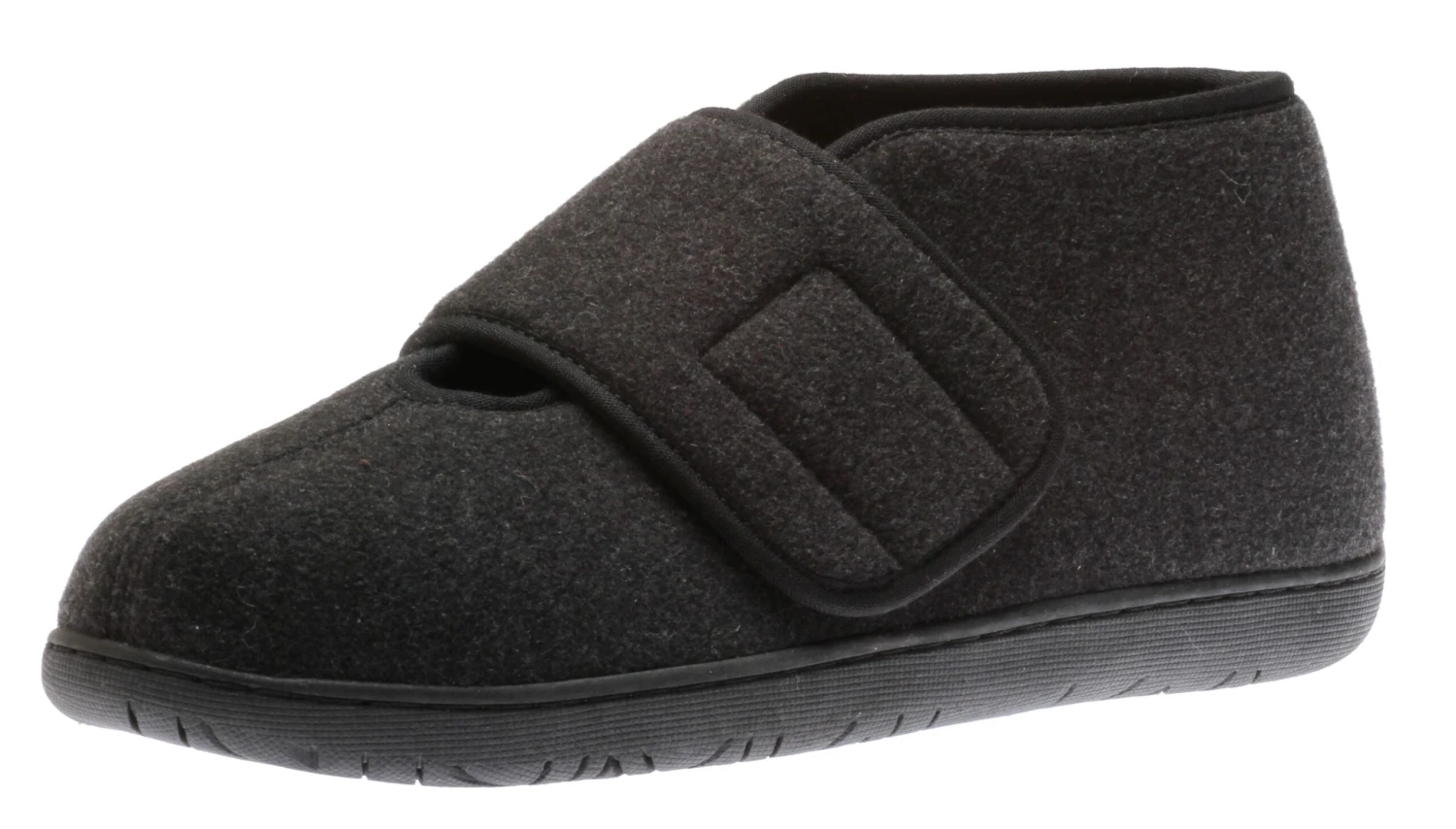 Comfort L2 Black Wool Slipper 3 Comfort L2 Black Wool Slipper