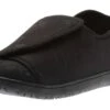 Nurse 2 Black Satin Slipper -Walking On A Cloud FOANURSE201