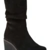 Gabor 34.781.40 Black Wedge Slouch Mid-Calf Boot -Walking On A Cloud GAB34 781 40