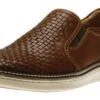 McGuffey Woven Tan Brown Leather Slip-On Sneaker 2 McGuffey Woven Tan Brown Leather Slip-On Sneaker -Walking On A Cloud JOHMCGUFFEYW06