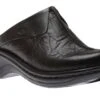 Josef Seibel Catalonia 48 Black Leather Clog