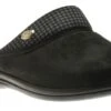Men Slipper Black -Walking On A Cloud LADY129101