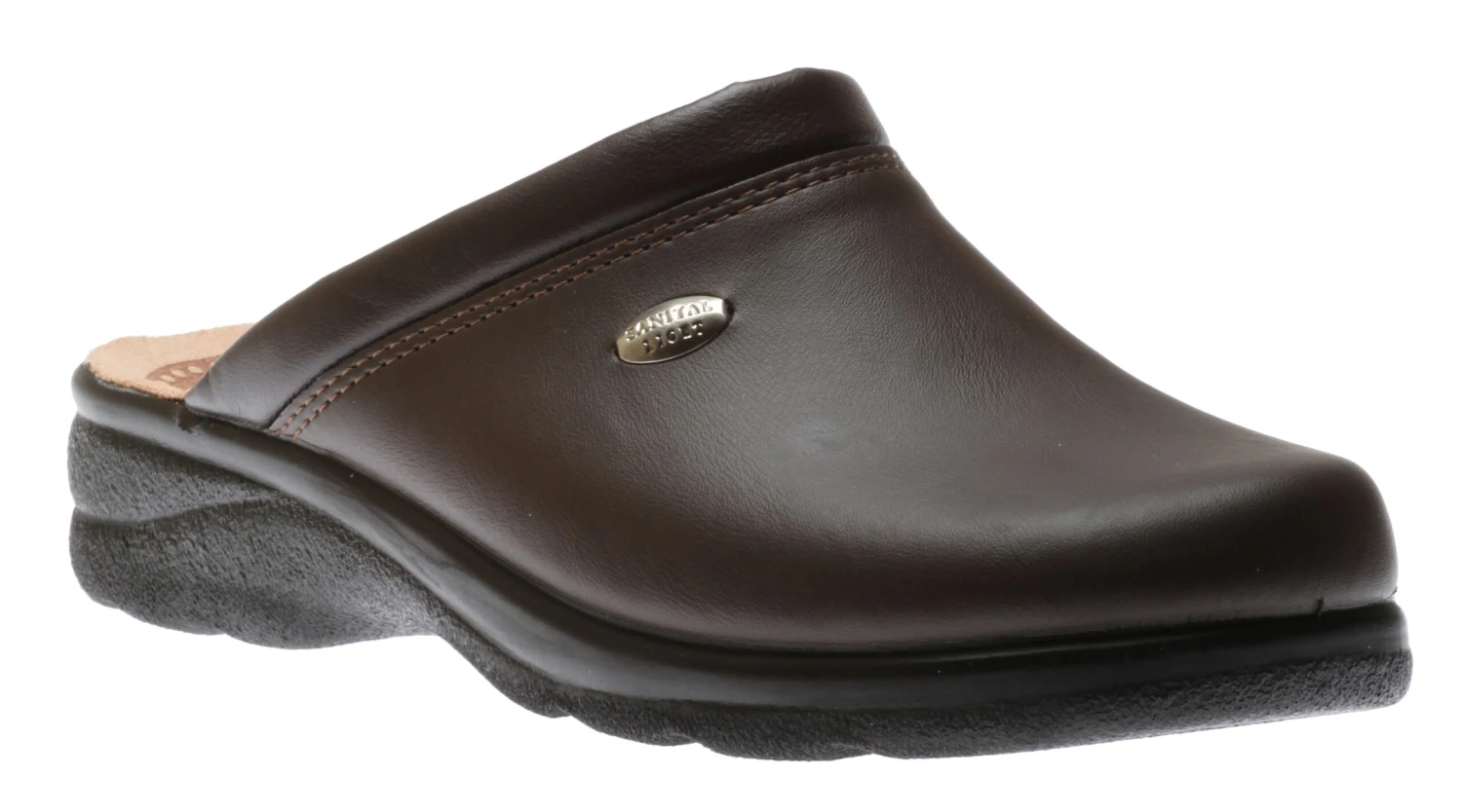 Mens Clog Brown