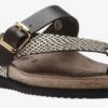 Mephisto Helen Mix Black Gold Cuba Leather Thong Sandal 2 Mephisto Helen Mix Black Gold Cuba Leather Thong Sandal -Walking On A Cloud MEPHELENMIX01