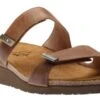 Jacey Brown Wide Width Slide Sandal -Walking On A Cloud NAOJACEYSCS