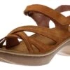 Paris Amber Nubuck Leather Sandal