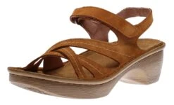 Paris Amber Nubuck Leather Sandal