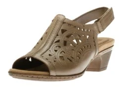 Abbott High Vamp Khaki Slingback Sandal -Walking On A Cloud ROCABBOTTHVS07