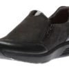 Rockport Trustride Black Side Zipper Slip-On Sneaker -Walking On A Cloud ROCTRUSTRIDES01