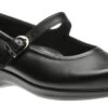 Maria Black Leather Mary Jane Shoe -Walking On A Cloud SASMARIA01