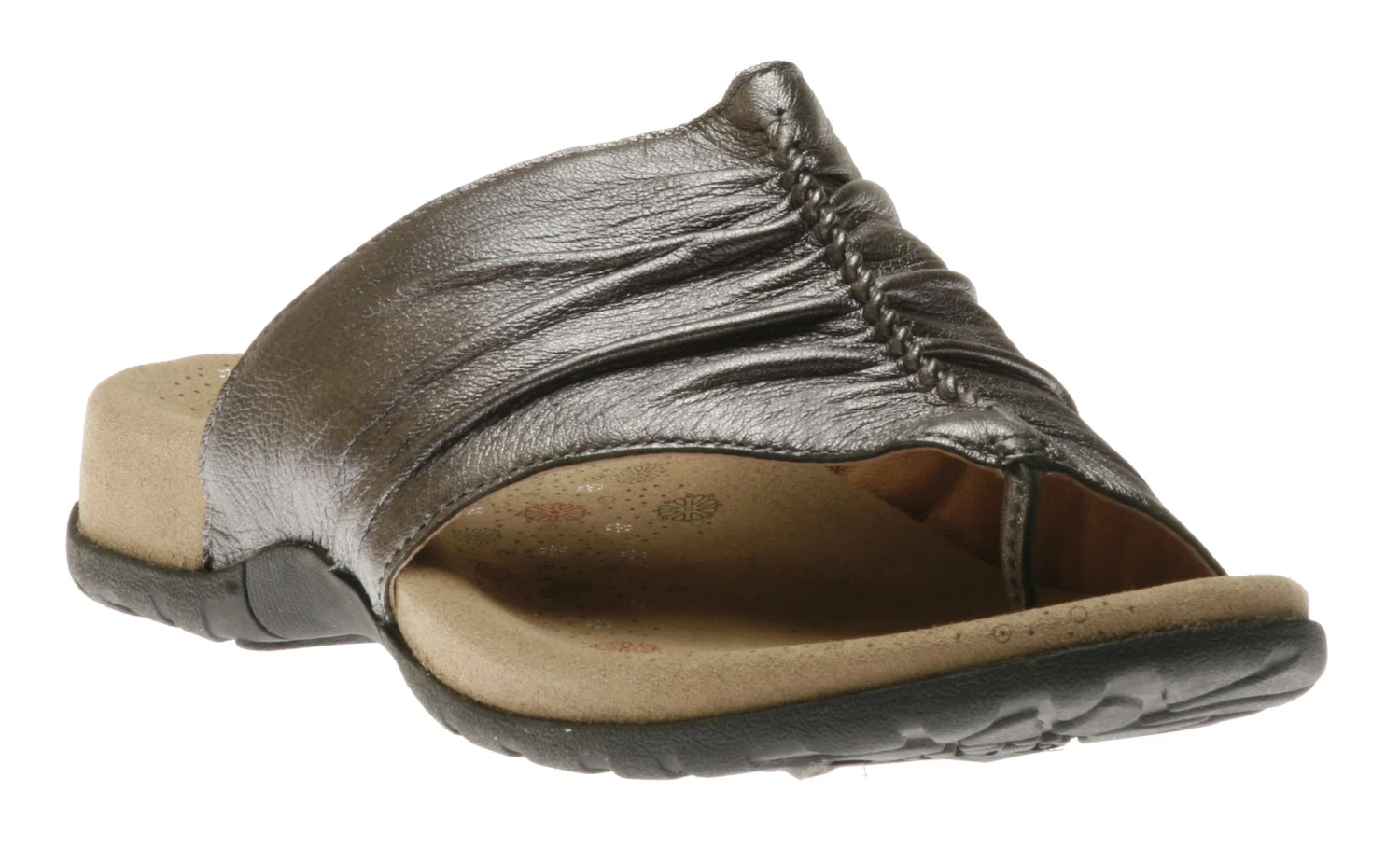 Gift Pewter Leather Thong Sandal 3 Gift Pewter Leather Thong Sandal