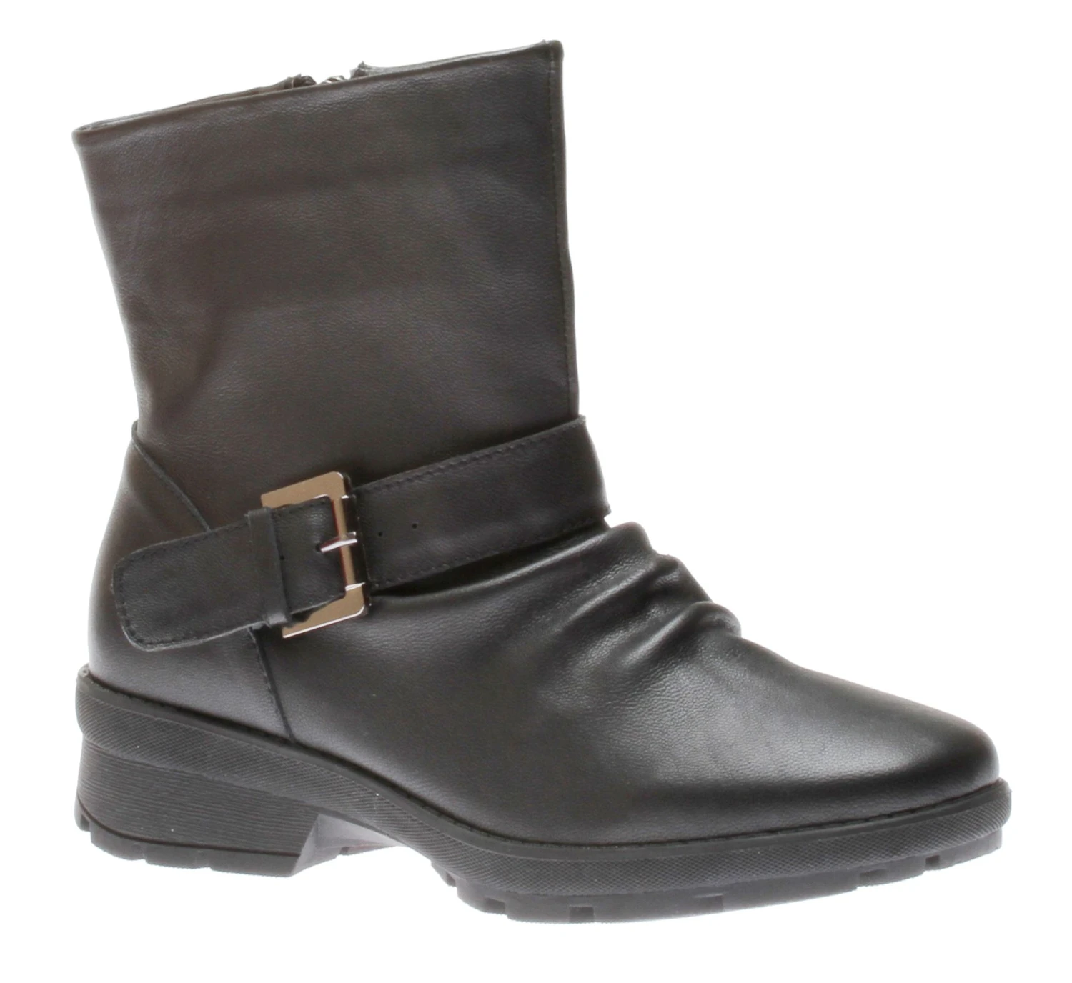 Gripper Black Leather Moto Boot 3 Gripper Black Leather Moto Boot
