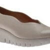 Wonders C33160 Piedra Leather Scallop Wedge Pump -Walking On A Cloud WONC3316011