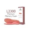 L2300 Women's Premium Memory Foam Orthotics - Insole For Extra Comfort -Walking On A Cloud aetl2300w