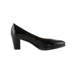 Ara Ophelia Black Leather Pump -Walking On A Cloud ara1343605e
