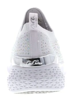 Ara Monticello White Rainbow Rhinestone Slip-On Sneaker -Walking On A Cloud ara5451005c