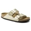 Birkenstock Arizona Birko-Flor Gold Slide Sandal 2 Birkenstock Arizona Birko-Flor Gold Slide Sandal -Walking On A Cloud birarizona18 1