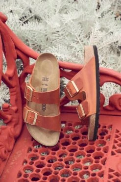 Birkenstock Arizona O Burnt Oran -Walking On A Cloud birarizonaoil10d