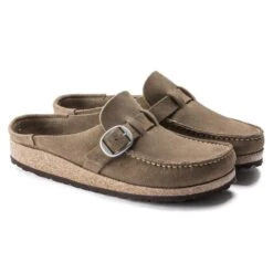 Birkenstock Buckley Gray Taupe -Walking On A Cloud birbuckley07c