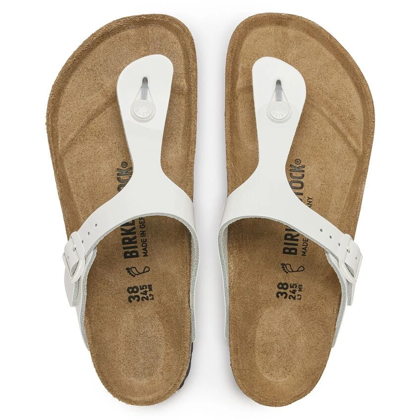 Birkenstock Gizeh White Patent 4 Birkenstock Gizeh White Patent - Image 2