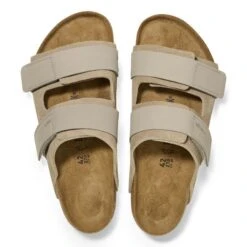 Birkenstock Uji Taupe Suede NB -Walking On A Cloud biruji27b