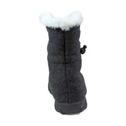 BOGS B- Moc Wool Charcoal Women's Insulated Boot 10 BOGS B- Moc Wool Charcoal Women's Insulated Boot -Walking On A Cloud bogbmocw05d