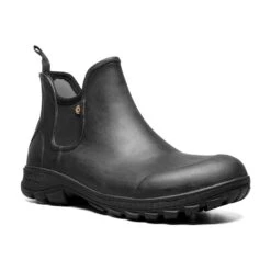 BOGS Sauvie Black Slip-On Waterproof Chelsea Boot