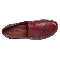 Paulette Red Slip-On Flat -Walking On A Cloud cag01bg t