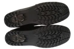 Front Zipper Ice Grip Black Faux Fur Vegan Winter Boot -Walking On A Cloud canf506g01b