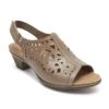 Abbott High Vamp Khaki Slingback Sandal 1 Abbott High Vamp Khaki Slingback Sandal -Walking On A Cloud cbd37kh main