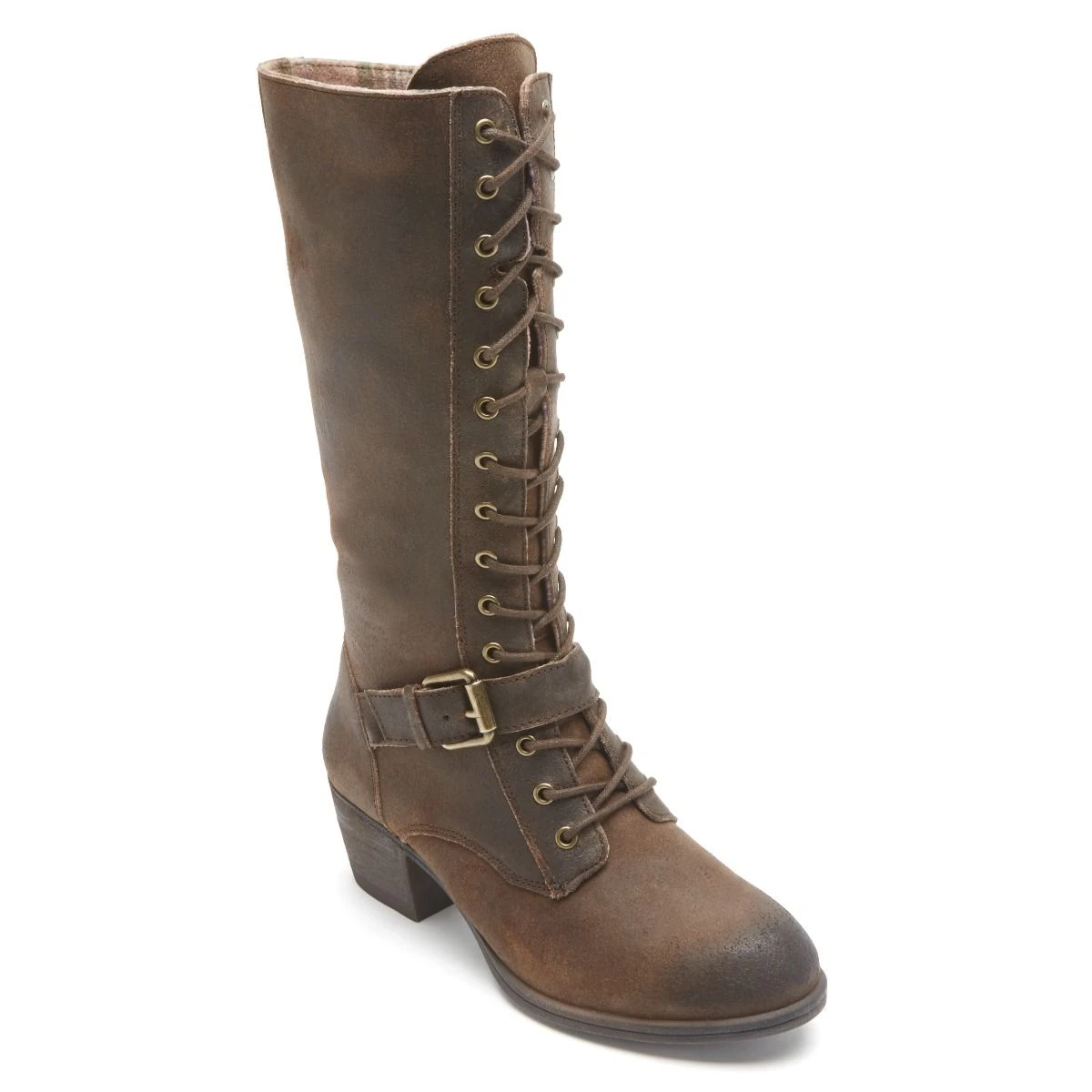Anisa Brown Tall Lace-Up Boot 3 Anisa Brown Tall Lace-Up Boot